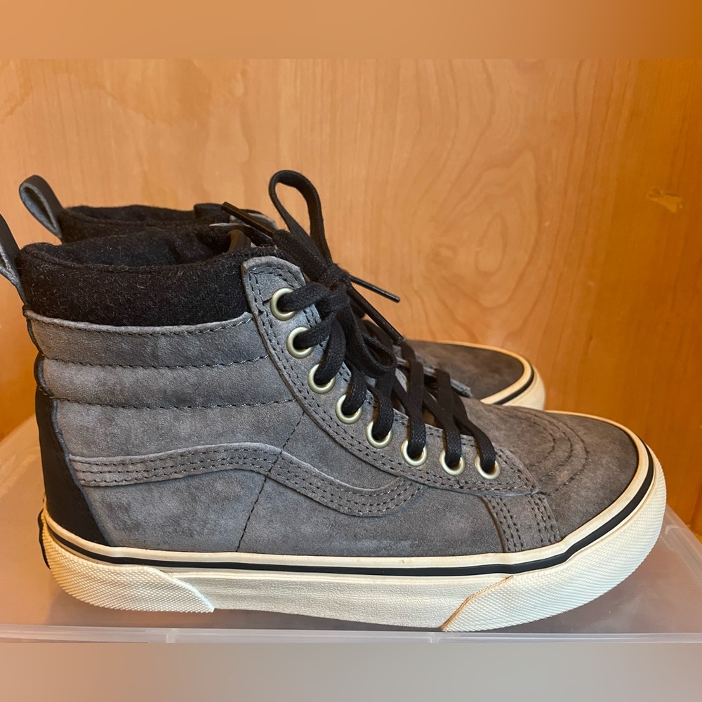 Vans Black and Gray SK8-HI MTE